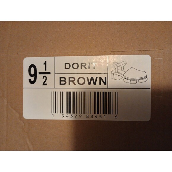 Journee Dorit Tru Comfort Foam Crochet Sandal Block Heels Vintage Afghan Style - Picture 7 of 13